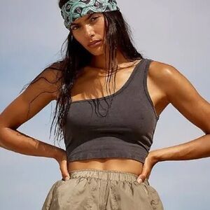 Free People Hot Shot One Shoulder Tank